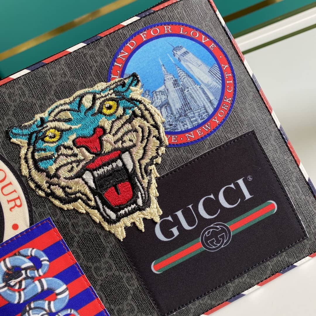 Gvc*1 Mens Night Courrier GG Svp*me Pouch Replica 496346