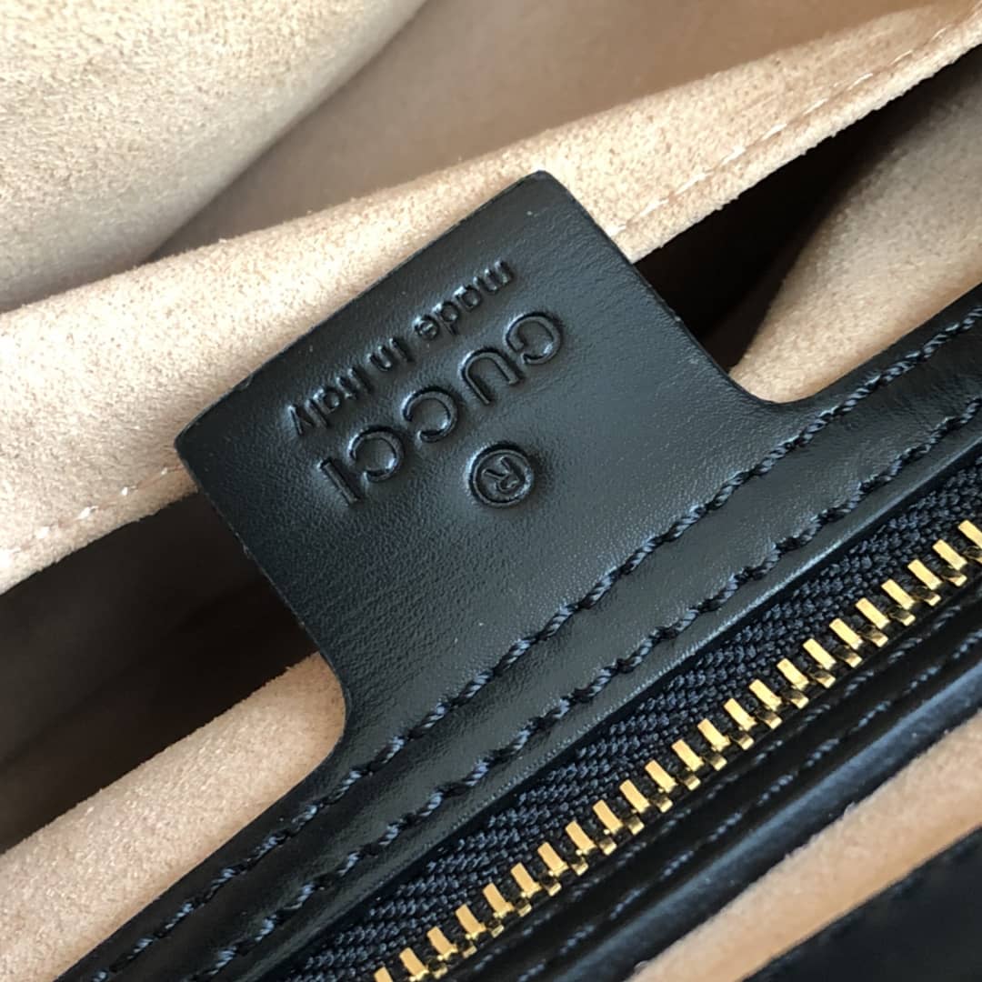 Gvc*1 GG Jackie 1961 Small Hobo Shoulder Bag Replica Black 636709