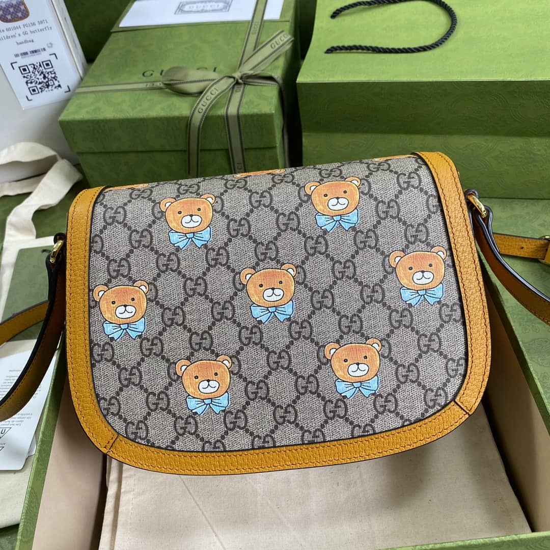 Gvc*1 Ophidia Sherry Svp*me GG Canvas Small Crossbody Bag Replica 601044