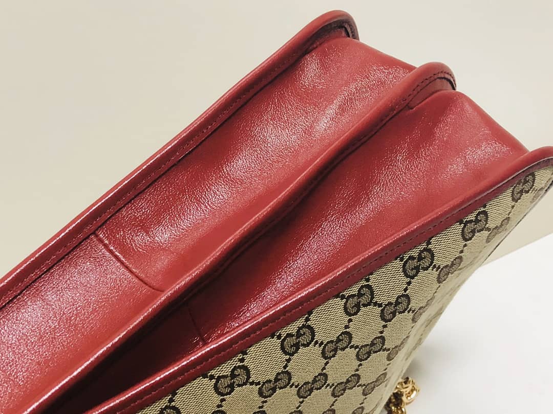 Gvc*1 Horsebit 1955 Leather Tote Replica Red 621144