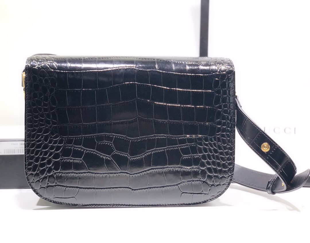 Gvc*1 Horsebit 1955 Shoulder Bag Replica Black 602204