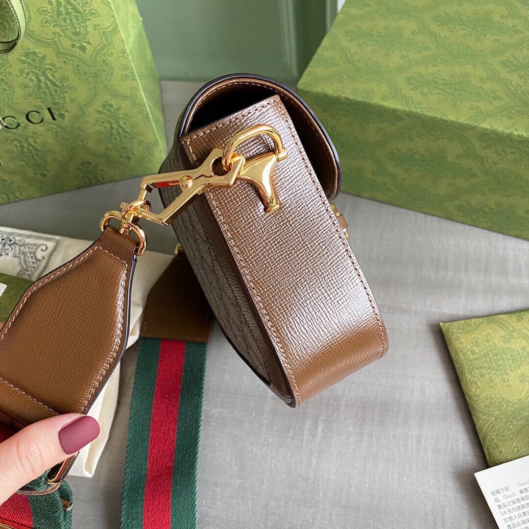 Gvc*1 Horsebit 1955 Mini Bag Replica Brown 658574