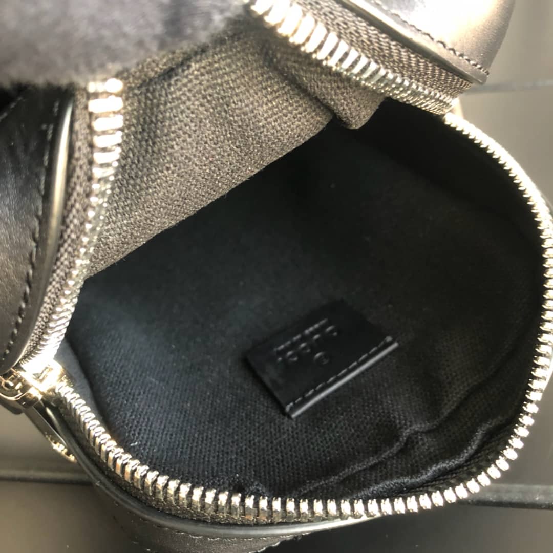 Gvc*1 Ophidia Small GG Canvas Messenger Bag Replica Black 547926