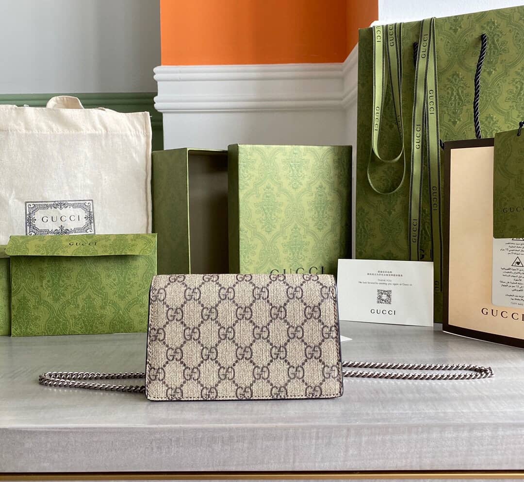 Gvc*1 Dionysus GG Svp*me S*per Mini Bag Replica Gray Red 476432