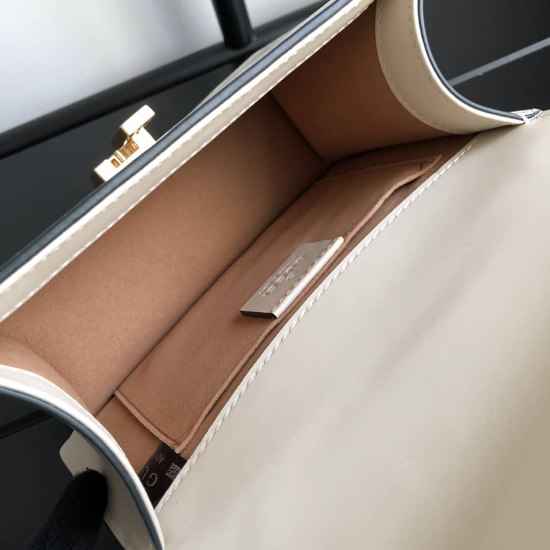 Gvc*1 Sylvie Leather Mini Chain Shoulder Bag Replica White 431666