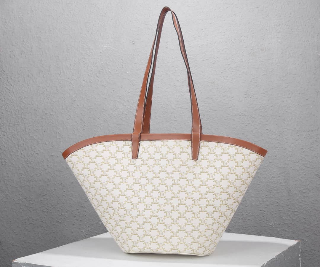 Ce1i*e Triomphe Bag Dupe Large Couffin Triomphe Canvas Print Tote