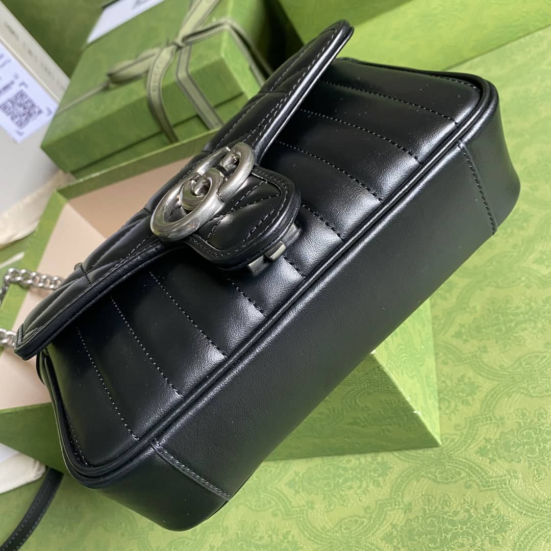 Gvc*1 Marmont GG Matelasse Leather Mini Shoulder Bag Replica 446744