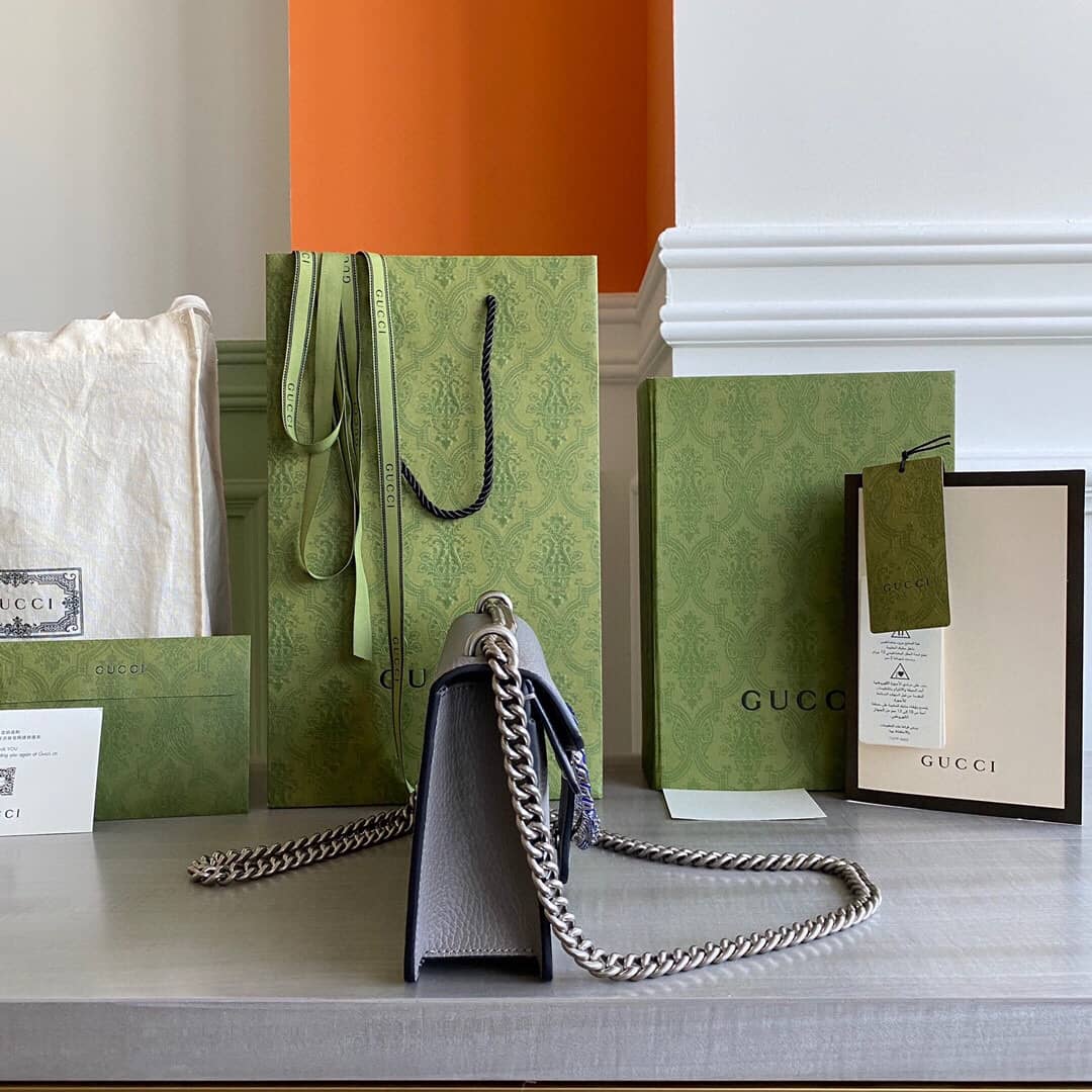 Gvc*1 GG Dionysus Small Shoulder Bag Replica Gray 499623