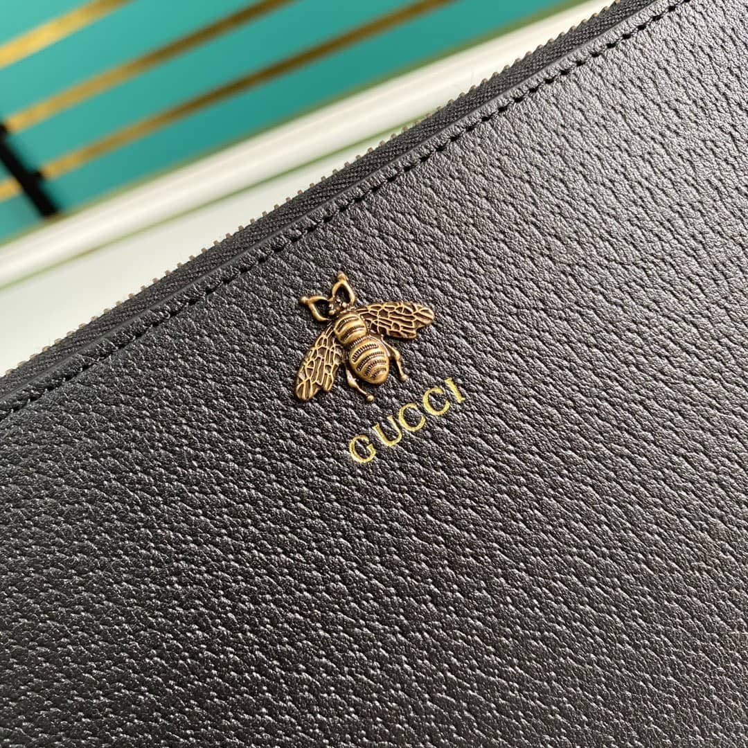 Gvc*1 Animalier Leather Pouch Replica 523684