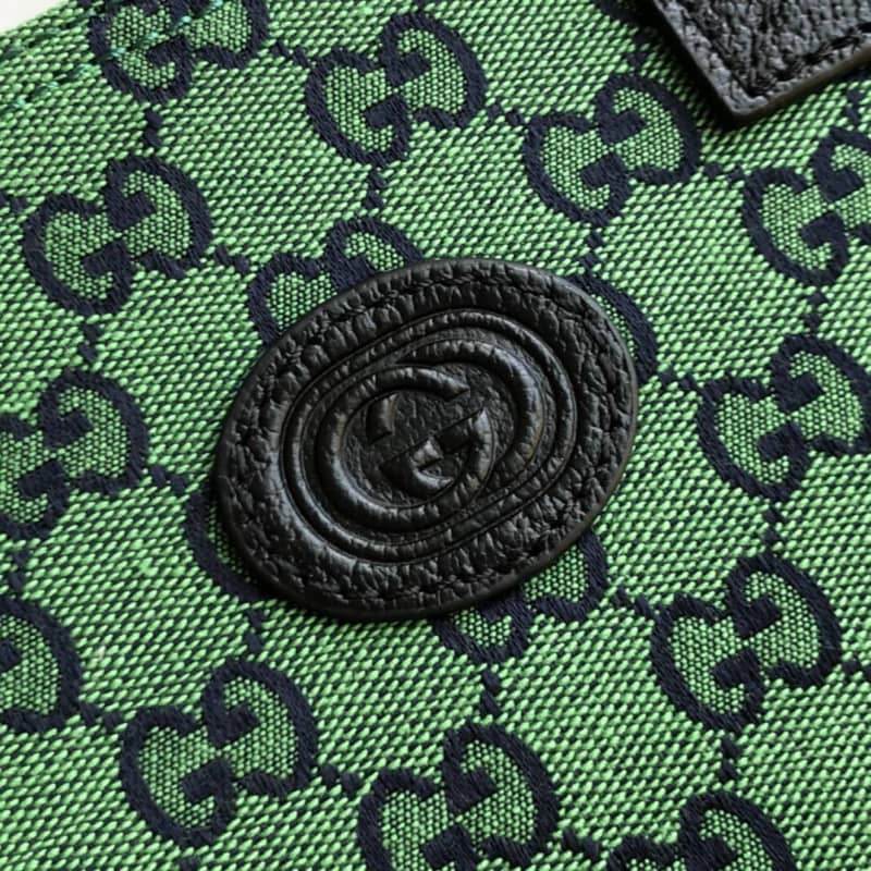 Gvc*1 GG Multicolor Kids Girl Tote Replica Green 550763