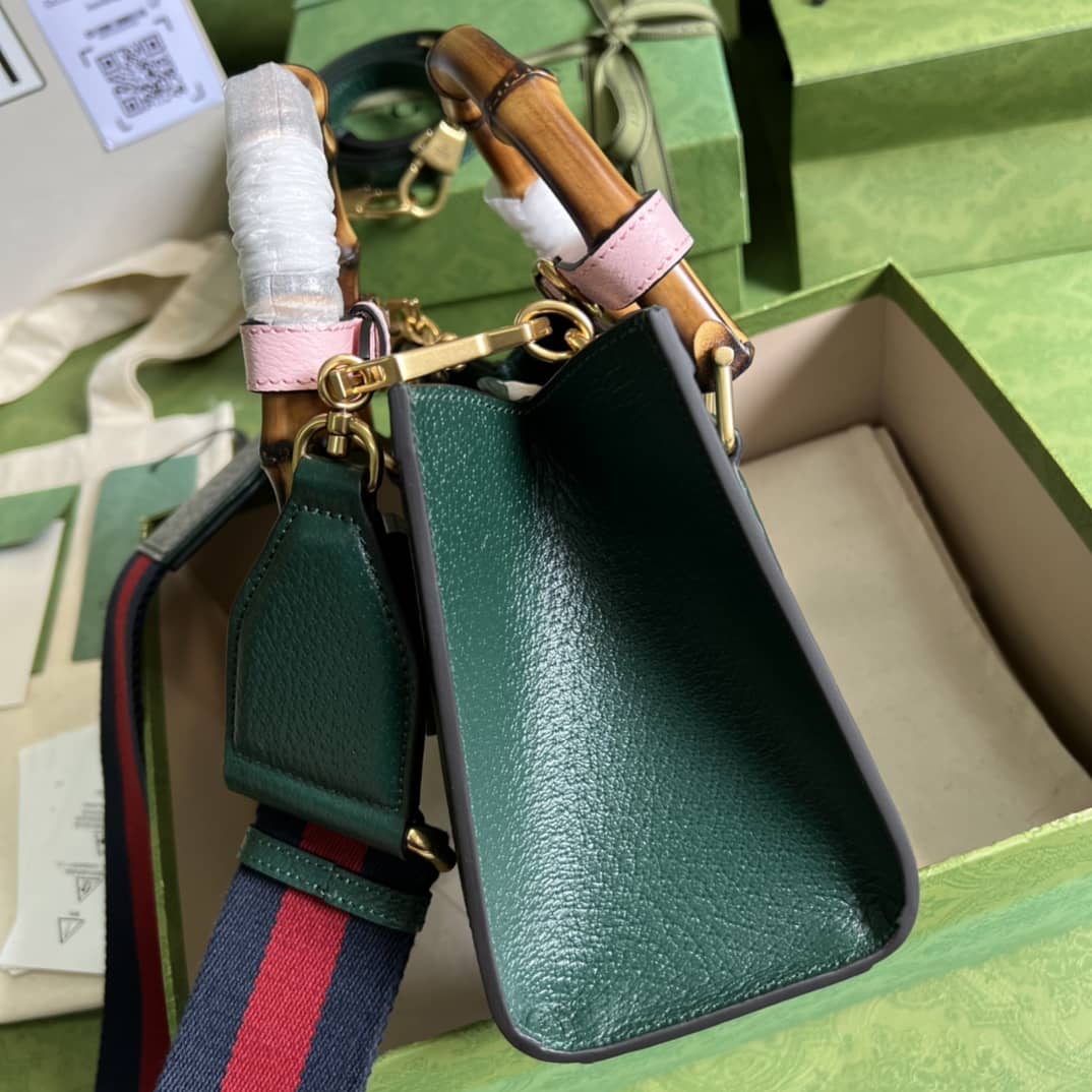 Gvc*1 Diana Mini Tote Green 702732 Replica Bag