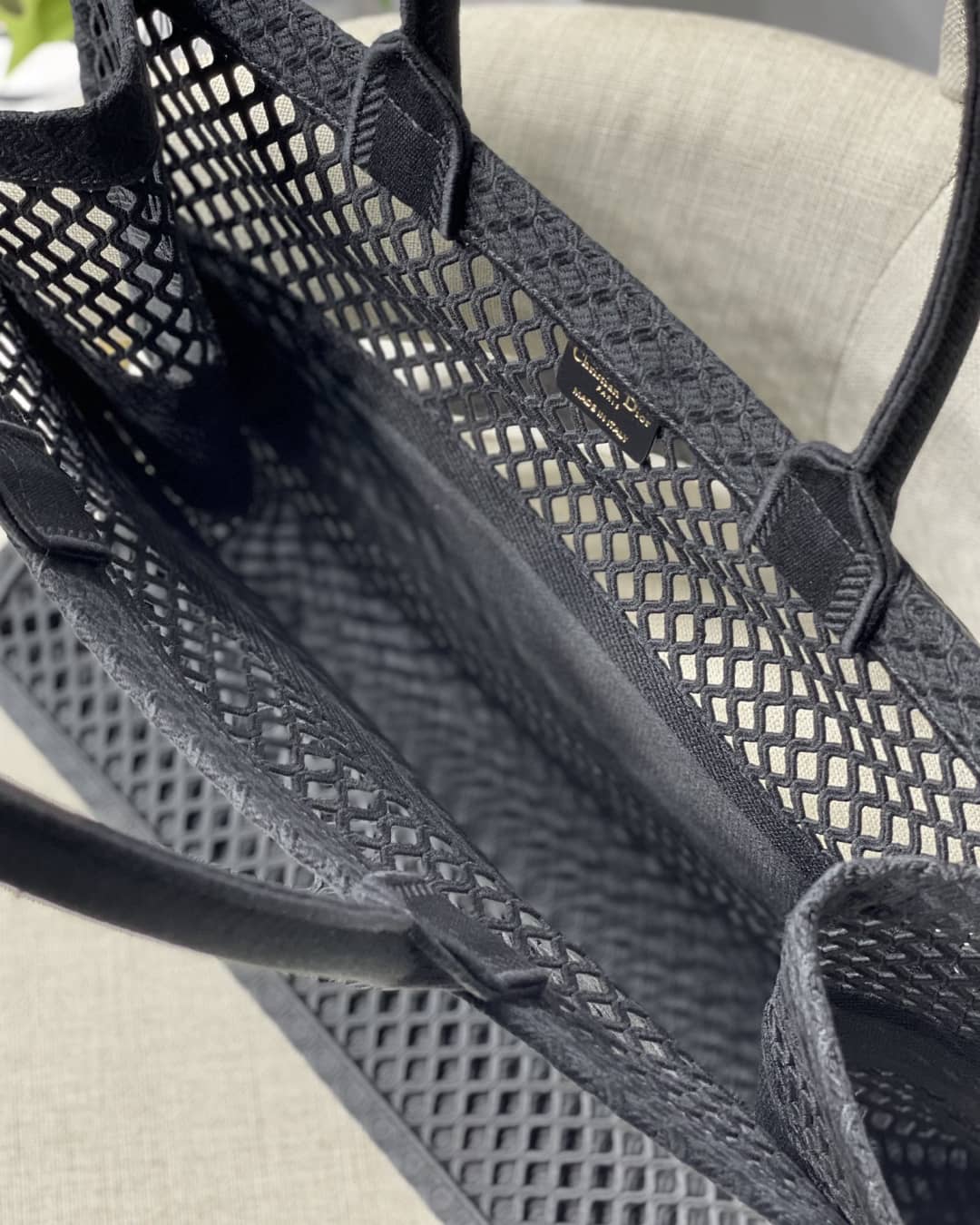 Chr1st1an D10r Mesh Book Tote Bag Dupe