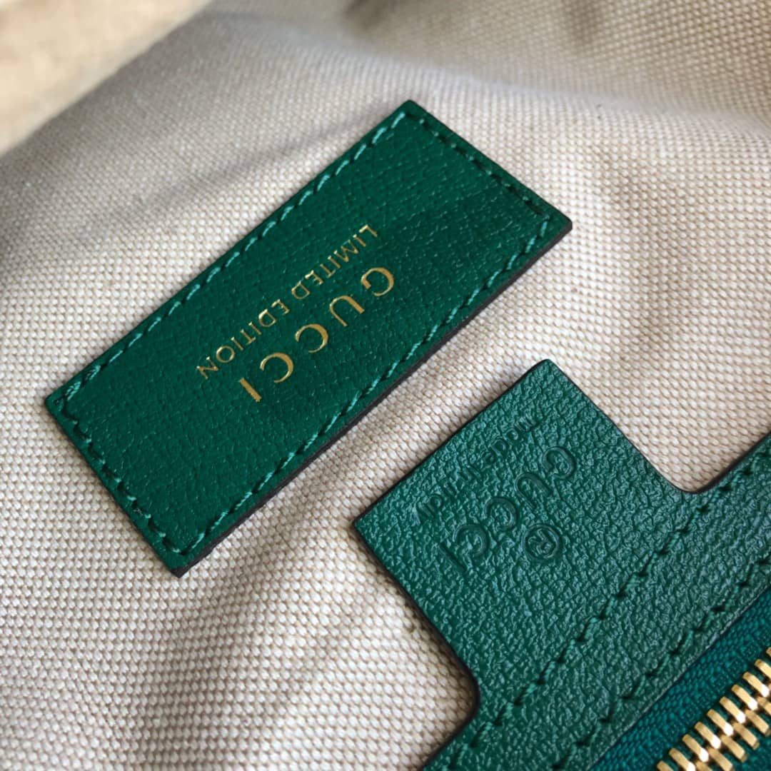 Gvc*1 Ophidia Flora Small GG Svp*me Canvas Replica Backpack Green 547965