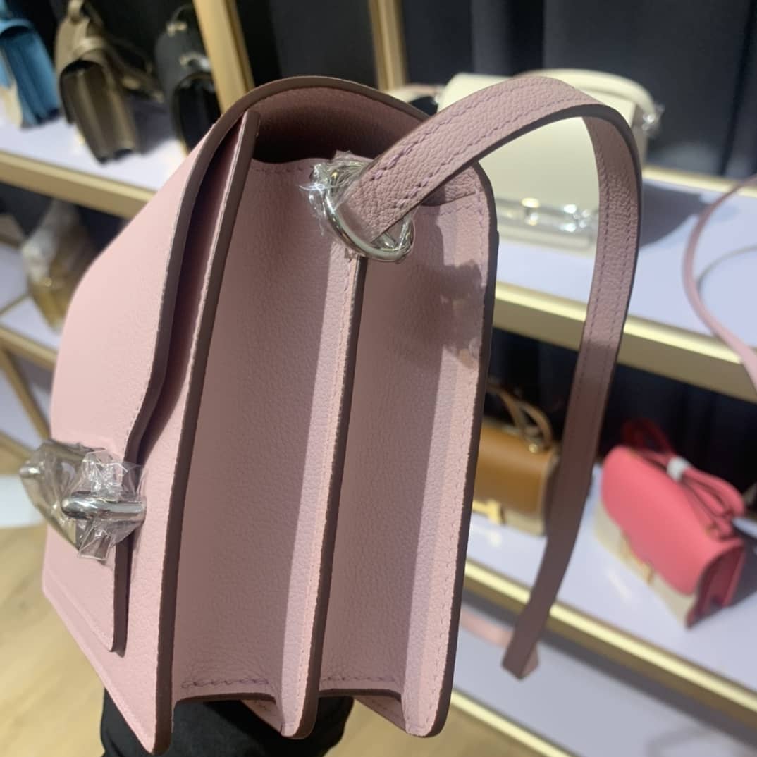 H**me5 Roulis Mini Sac Evercolor Calfskin Leather Crossbody Bag