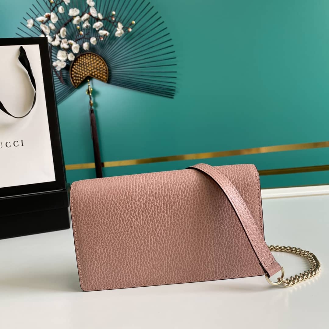 Gvc*1 Interlocking Crossbody Bag Chain Wallet Replica 510314