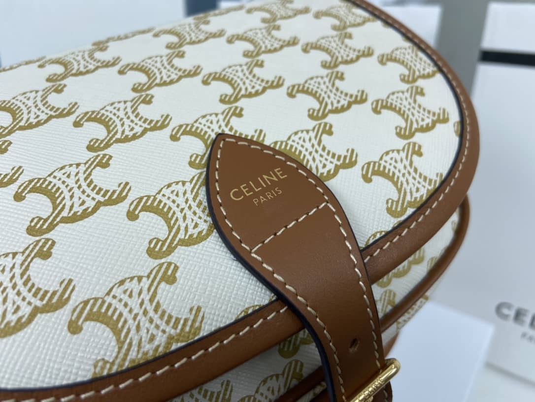 Ce1i*e Bag Dupe Triomphe Canvas Medium Folco Replica Bag