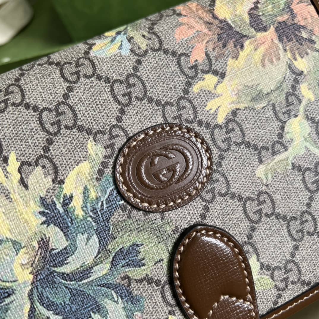 Gvc*1 Mini Shoulder Bag With Interlocking G Brown 671620 Replica