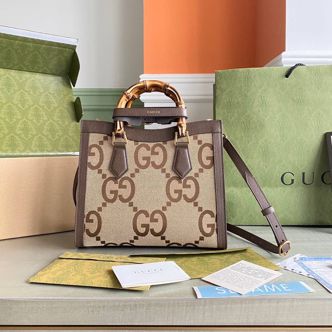 Gvc*1 Diana Jumbo GG Small Tote 660195 Replica Crossbody Bag