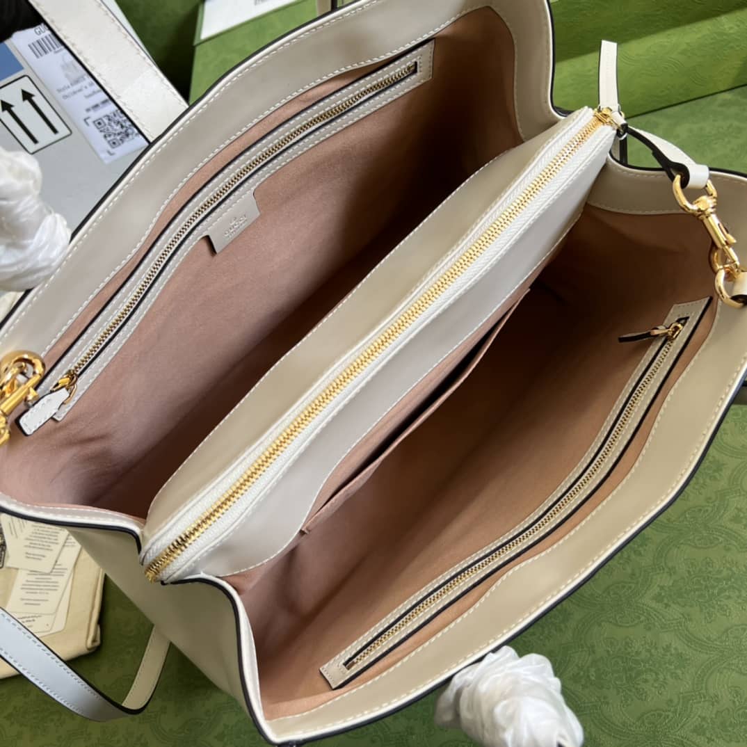 Gvc*1 Jackie 1961 Large Tote Bag White 649015 Replica