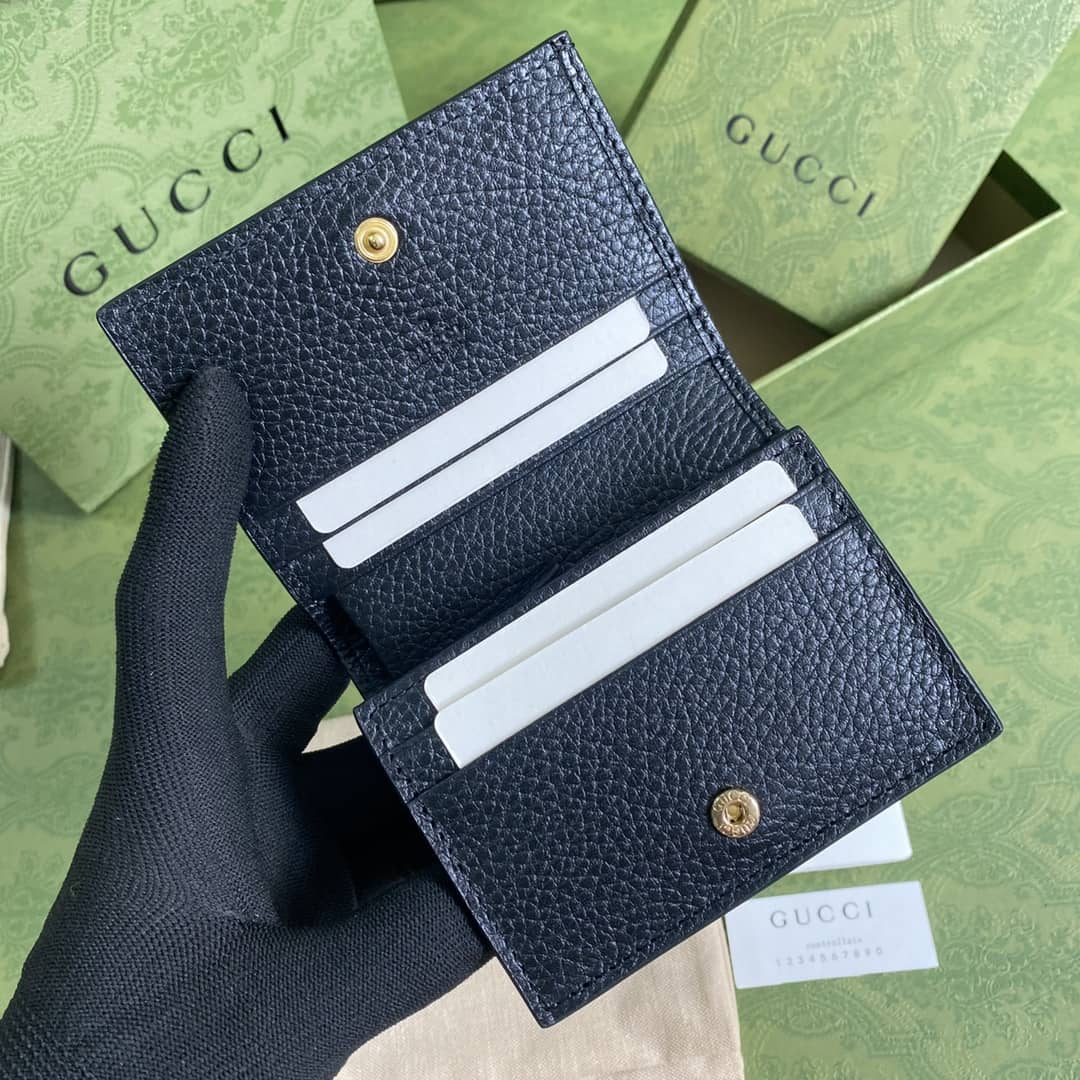 Gvc*1 Marmont GG Card Case Wallet Replica 658610