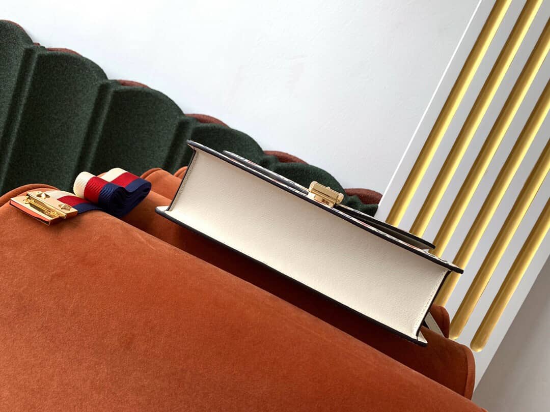 Gvc*1 Sylvie Small Leather Shoulder Bag Replica White Blue 524405