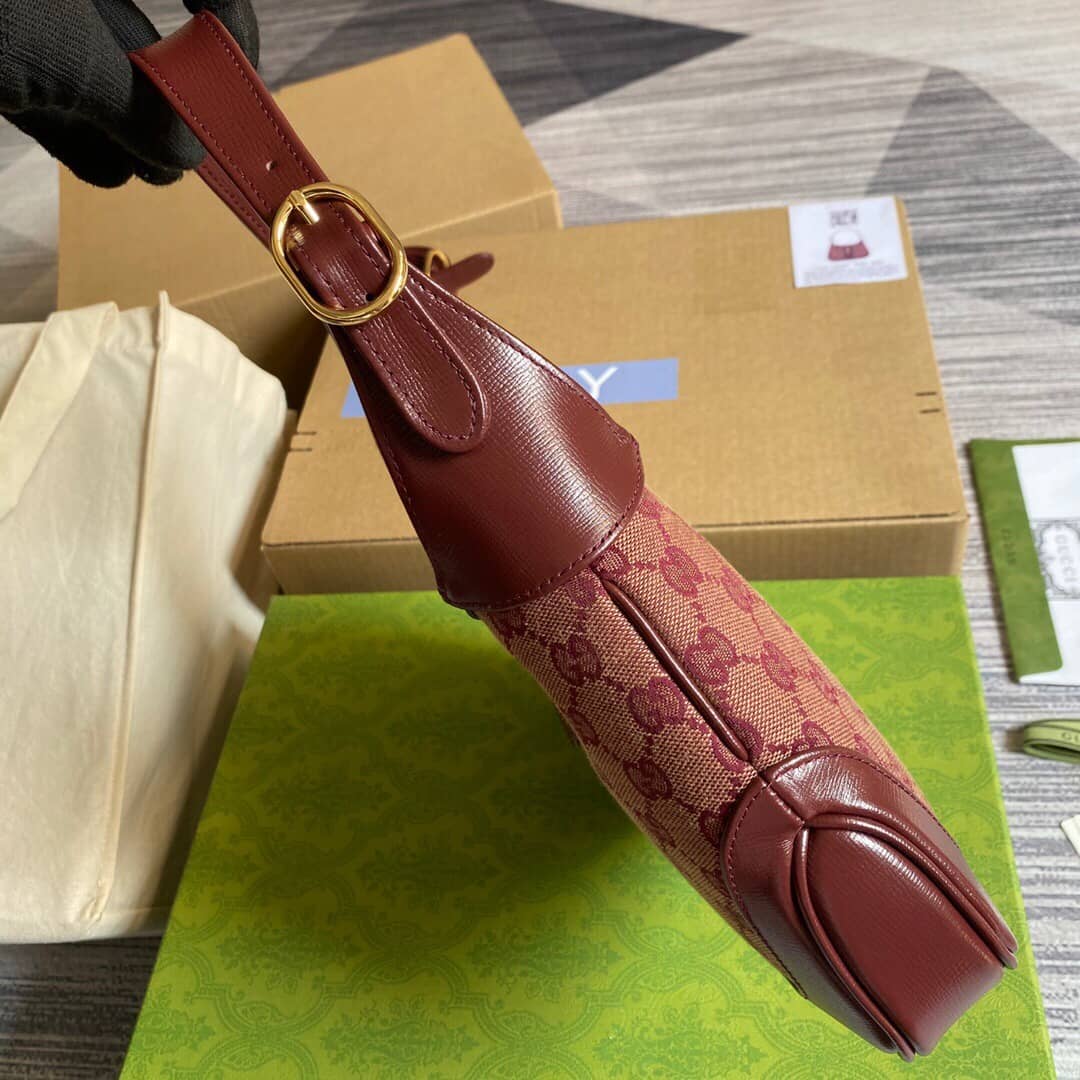 Gvc*1 GG Jackie 1961 Mini Shoulder Bag Replica Red 637092