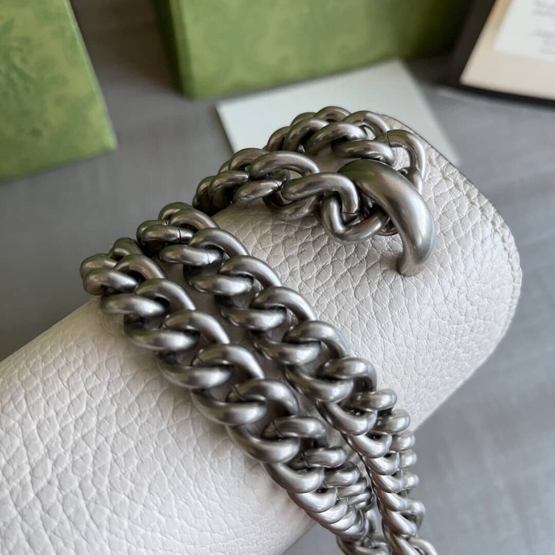 Best Replica Gvc*1 GG Dionysus Small Shoulder Bag Replica White 499623(ColaReps)