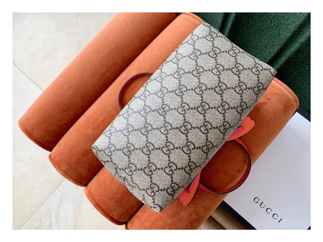 Gvc*1 Children GG Tote With Pineapple Bag Replica Brown 580840