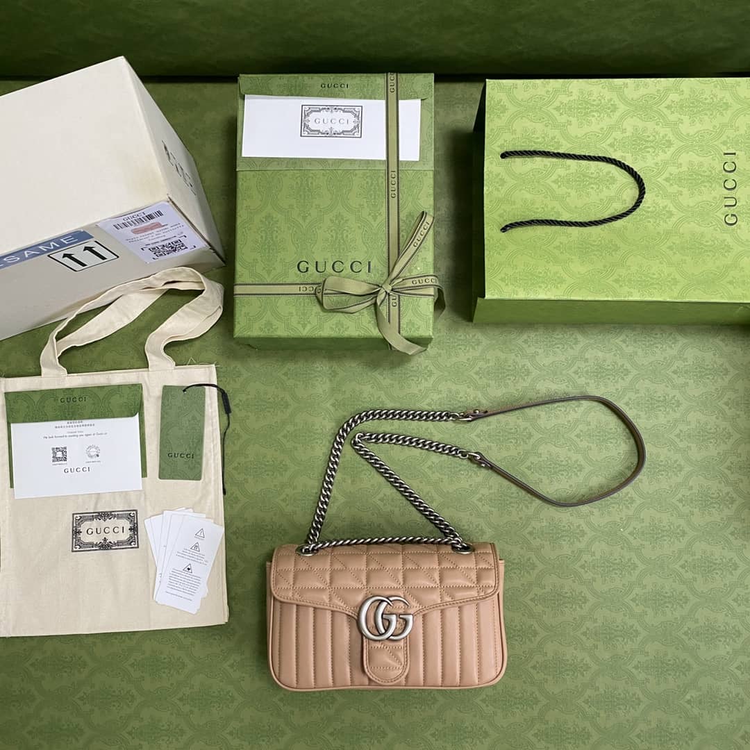 Gvc*1 Marmont GG Small matelassé Shoulder Bag Replica 443497