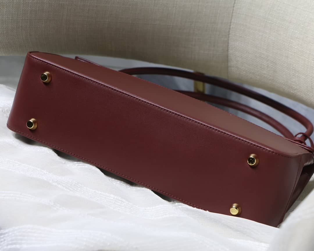 D10r Latte Smooth Calfskin Parisienne Bag