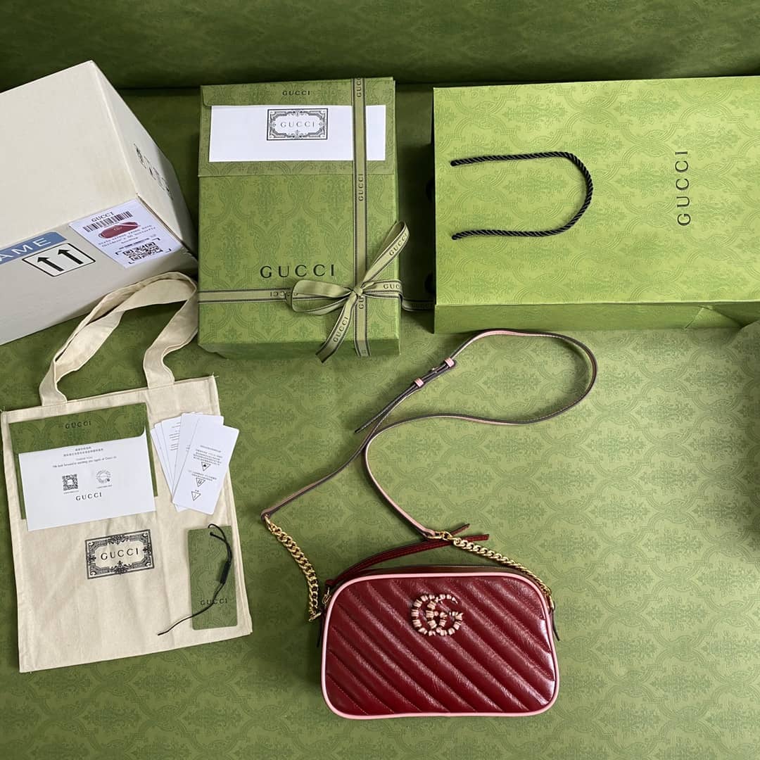 Gvc*1 Marmont GG Small Matelassé Shoulder Bag Replica 447632