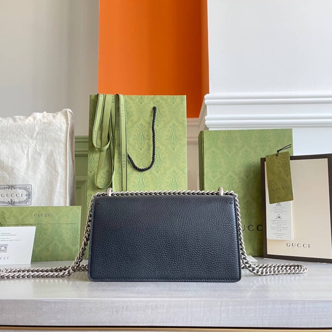 Gvc*1 GG Dionysus Small Shoulder Bag Replica Black 499623