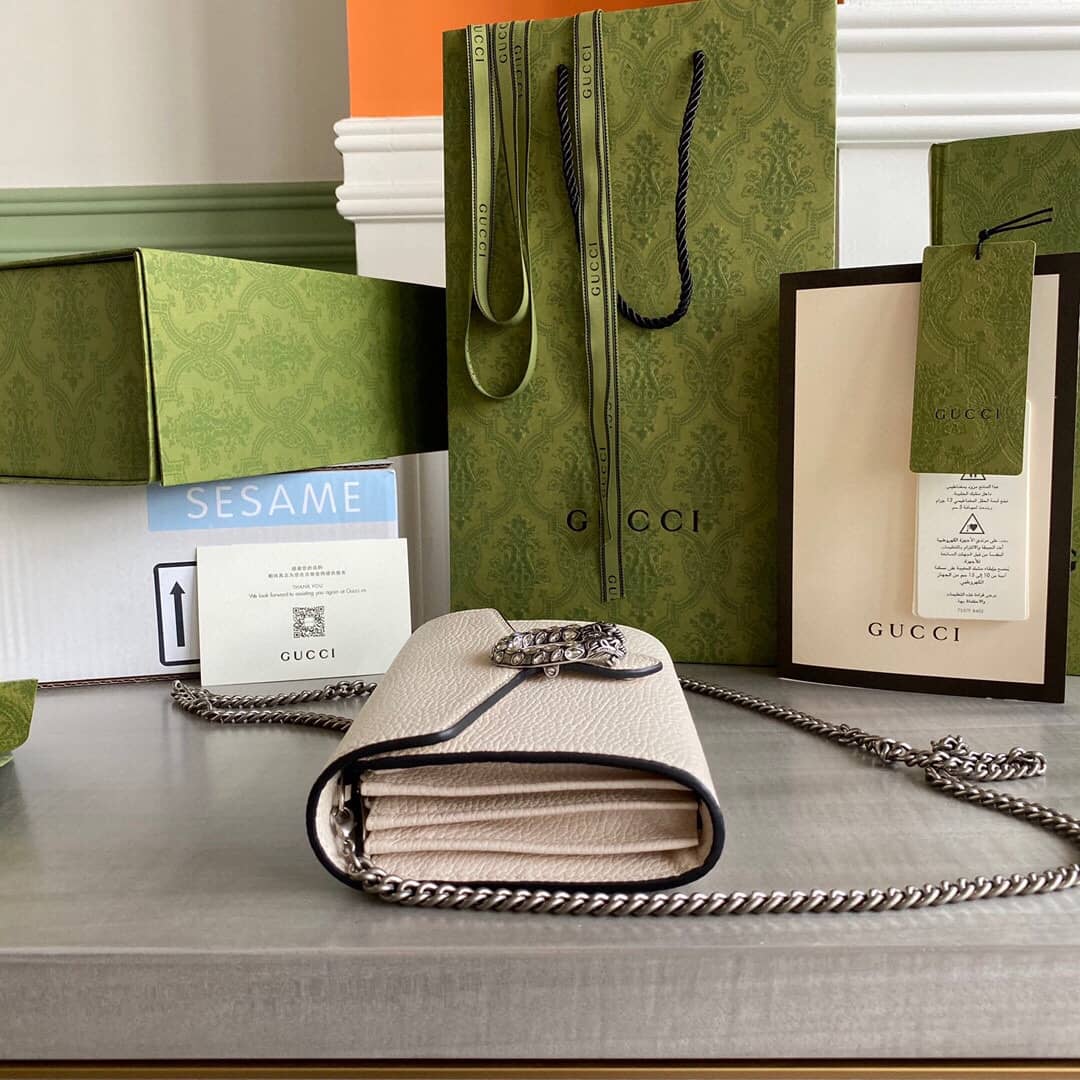 Gvc*1 Dionysus Chain Wallet Shoulder Bag Replica White 401231