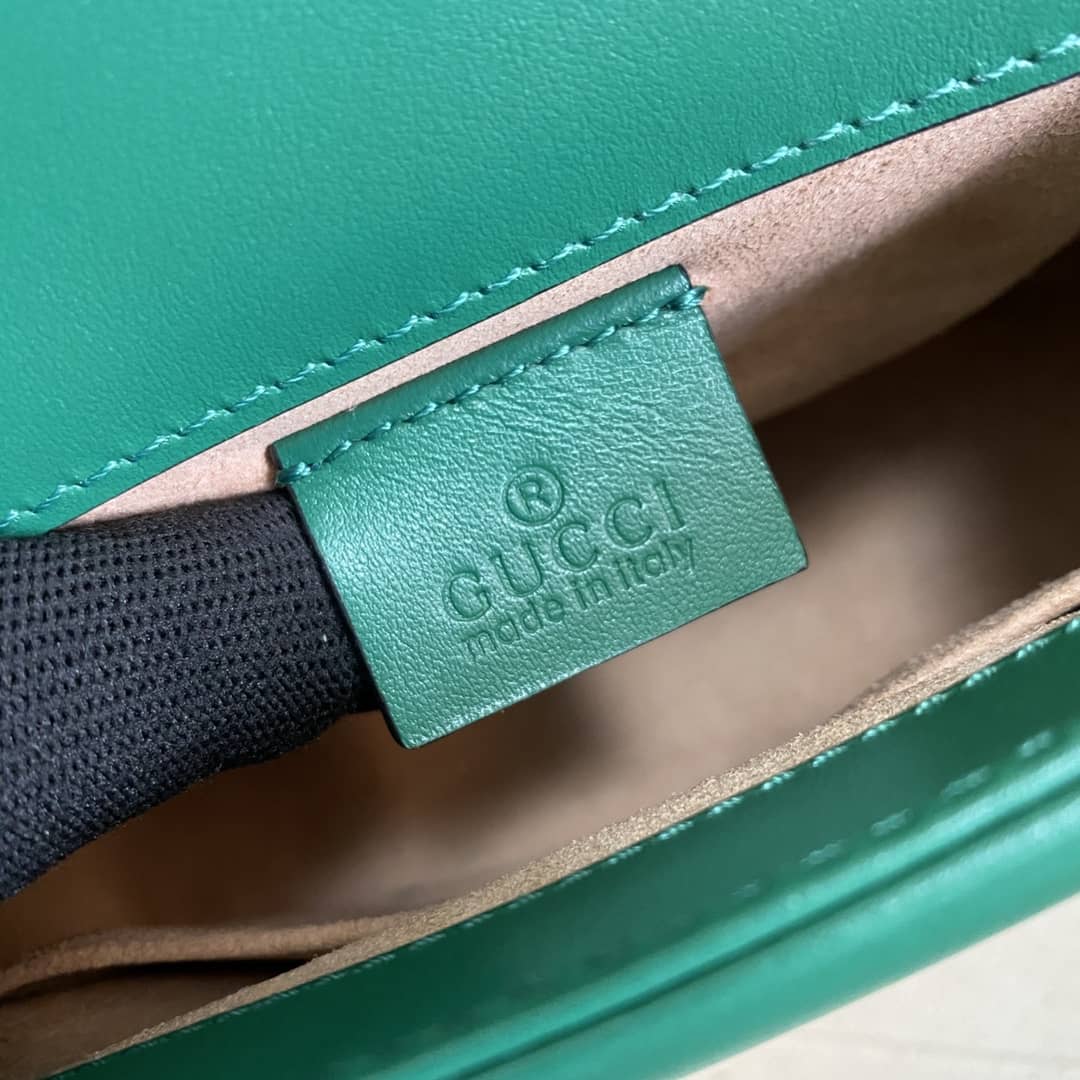 Gvc*1 GG Marmont Mini Leather Top Handle Crossbody Bag 547260 Replica