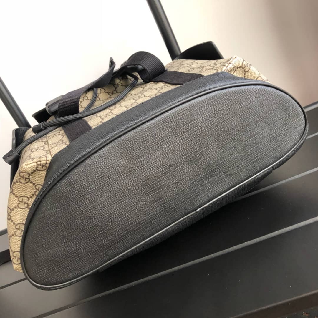 Gvc*1 Soft GG Svp*me Canvas Replica Backpack Beige 450958