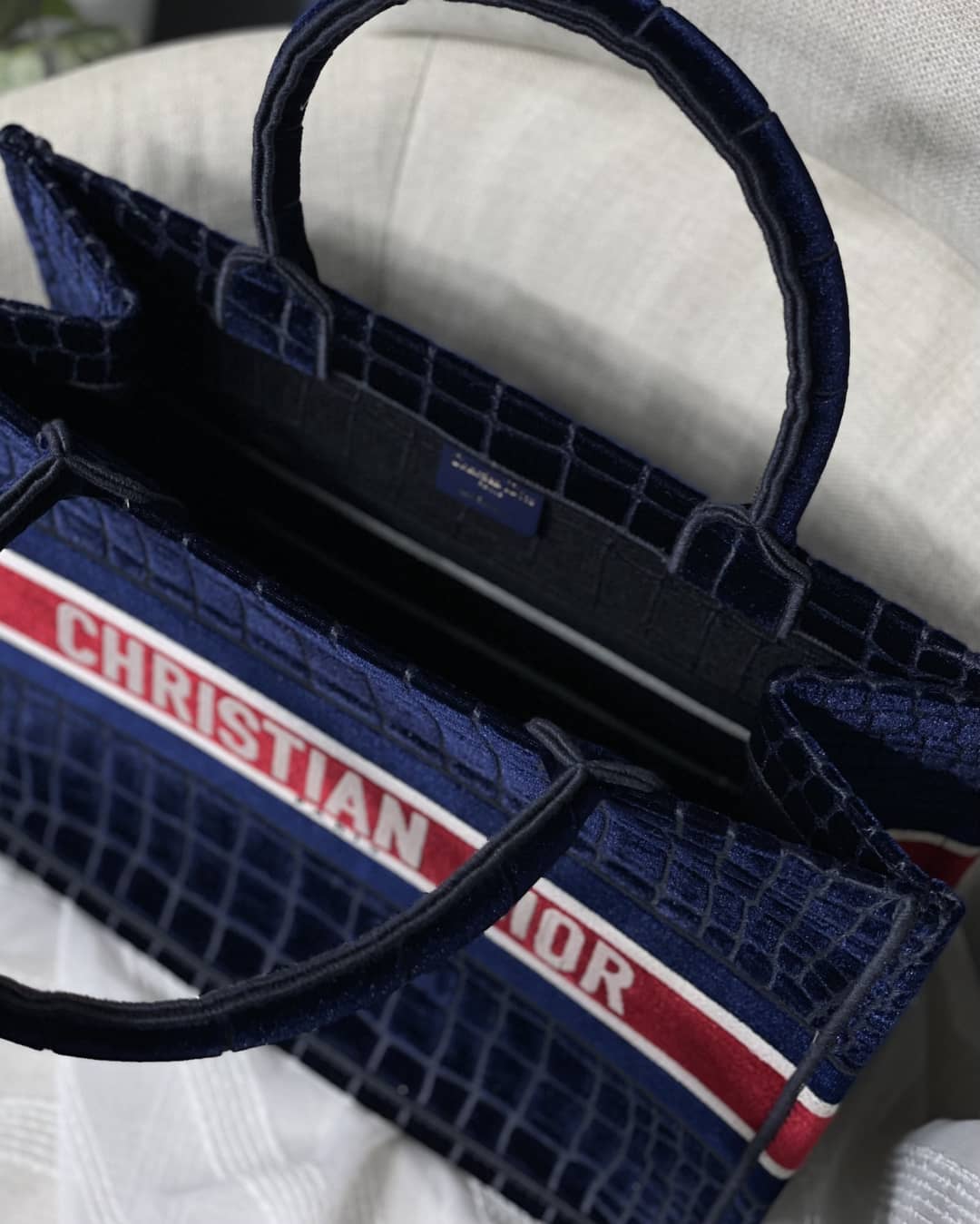 Chr1st1an D10r Tote Bag Dupe CD Book Embroidery