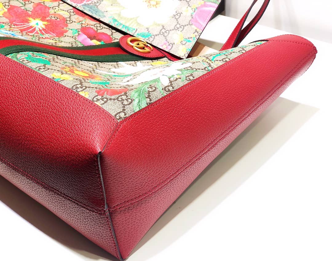 Gvc*1 Ophidia Web Soft GG Svp*me Replica Tote Red 547947