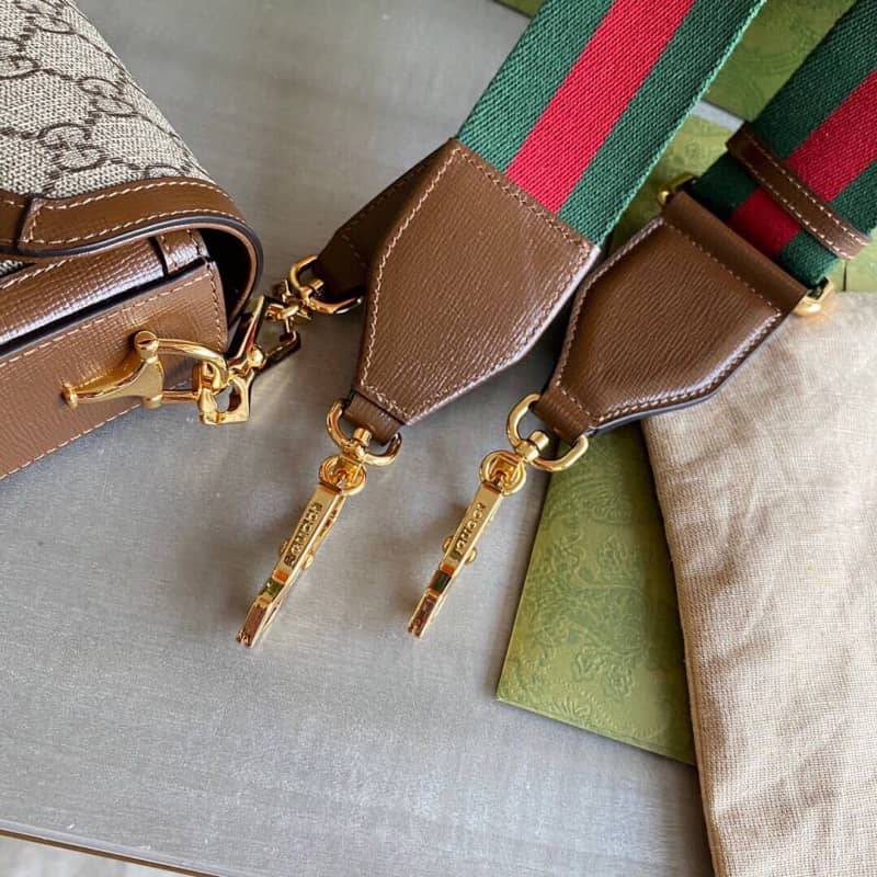 Gvc*1 Horsebit 1955 Mini Bag Replica Brown 658574