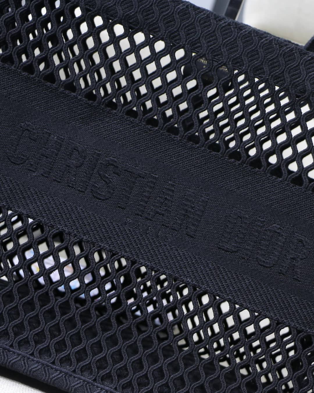 Chr1st1an D10r Mesh Book Tote Bag Dupe