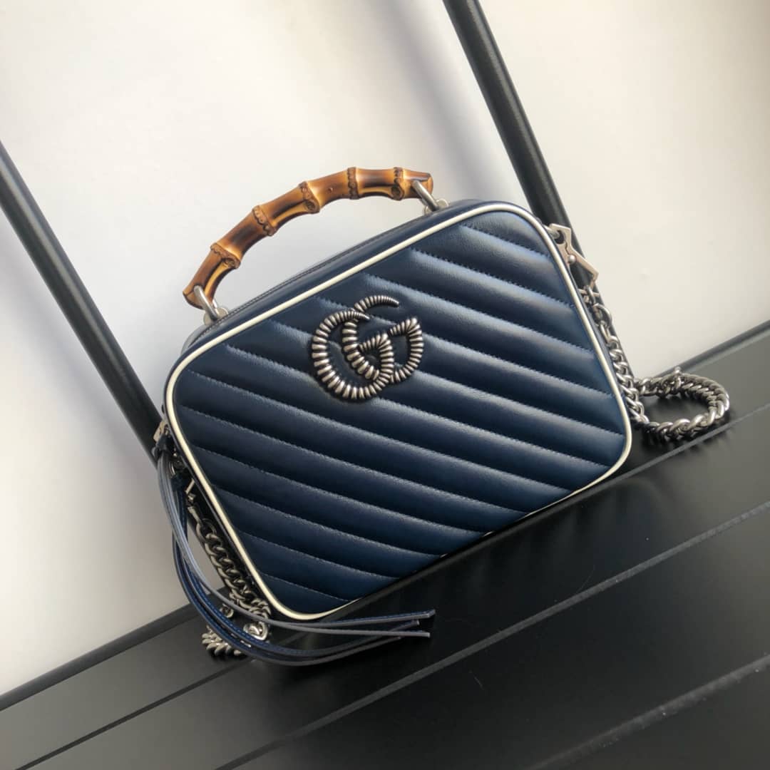 Gvc*1 Bamboo Handle Marmont Shoulder Bag Replica 602270