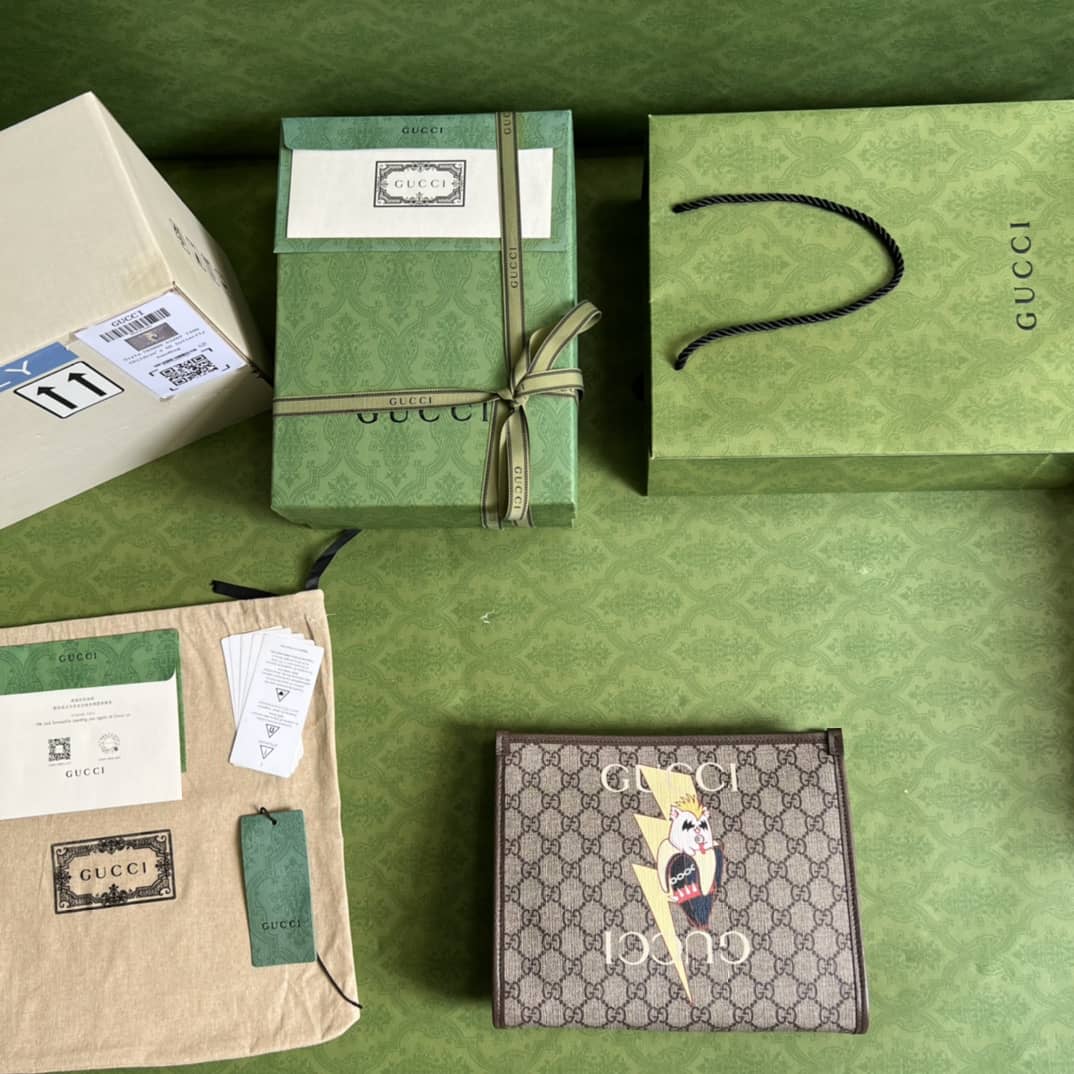 Gvc*1 Bananya Print Pouch 703805 Replica Clutch