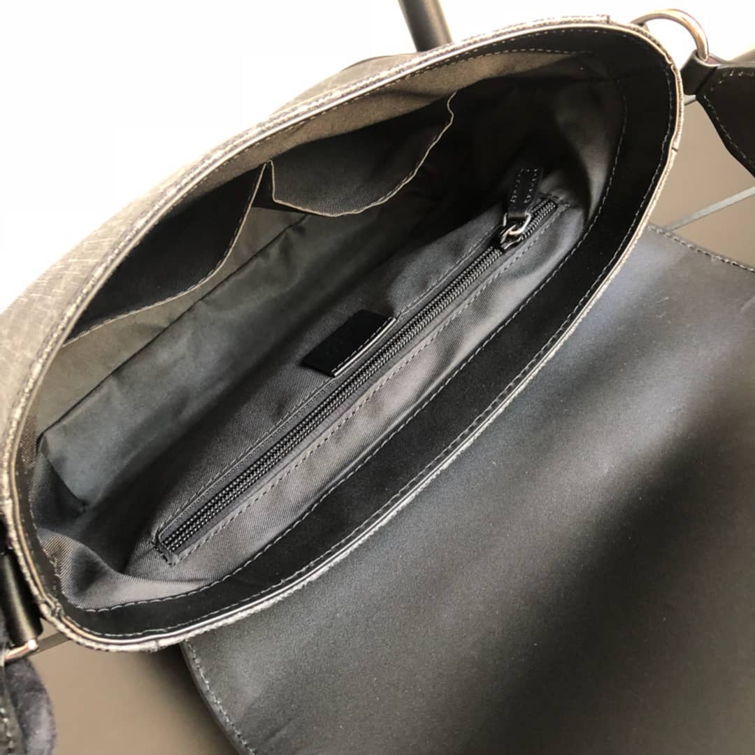 Gvc*1 GG Gvc*1ssima Medium Canvas Crossbody Bag Replica Black 449172