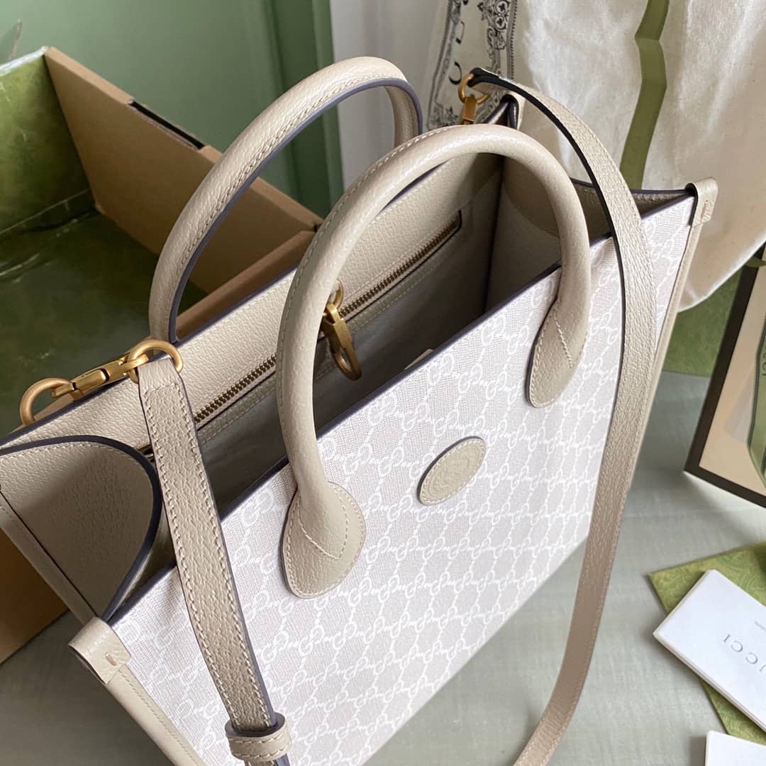 Gvc*1 GG Small Tote Bag With Interlocking G 659983 Replica