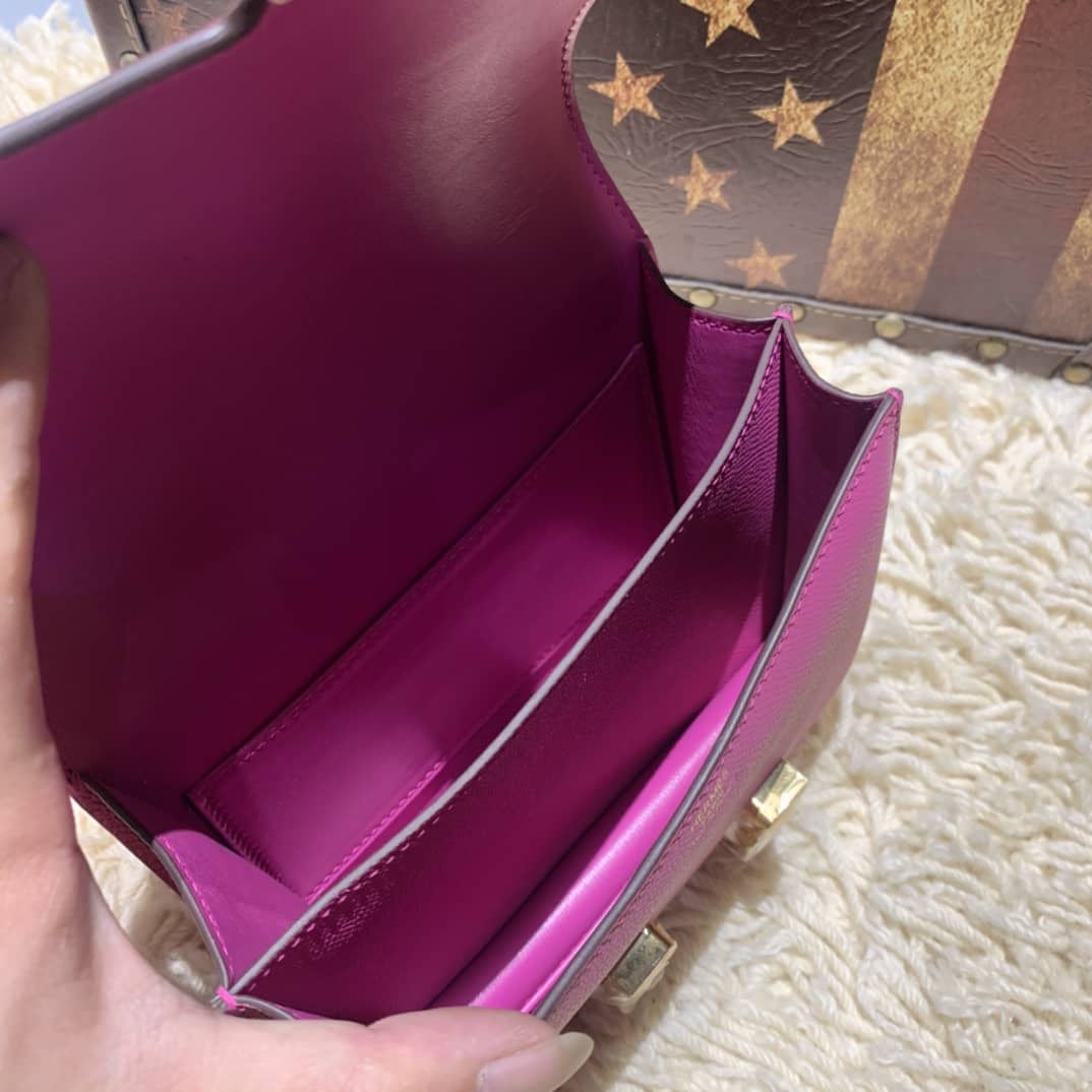 H**me5 Replica Constance Bag 18CM Epsom Leather