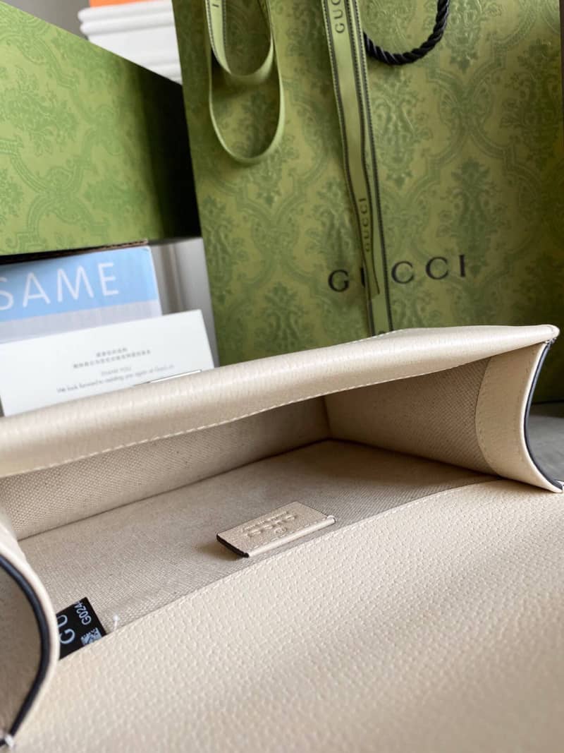 Gvc*1 Dionysus Dupe GG Svp*me  2way Mini Chain Shoulder Bag  White 421970