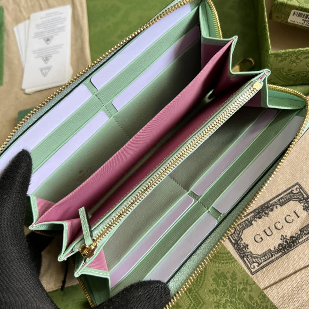 Gvc*1 Bananya Print Leather Zip Long Wallet 701060 Replica