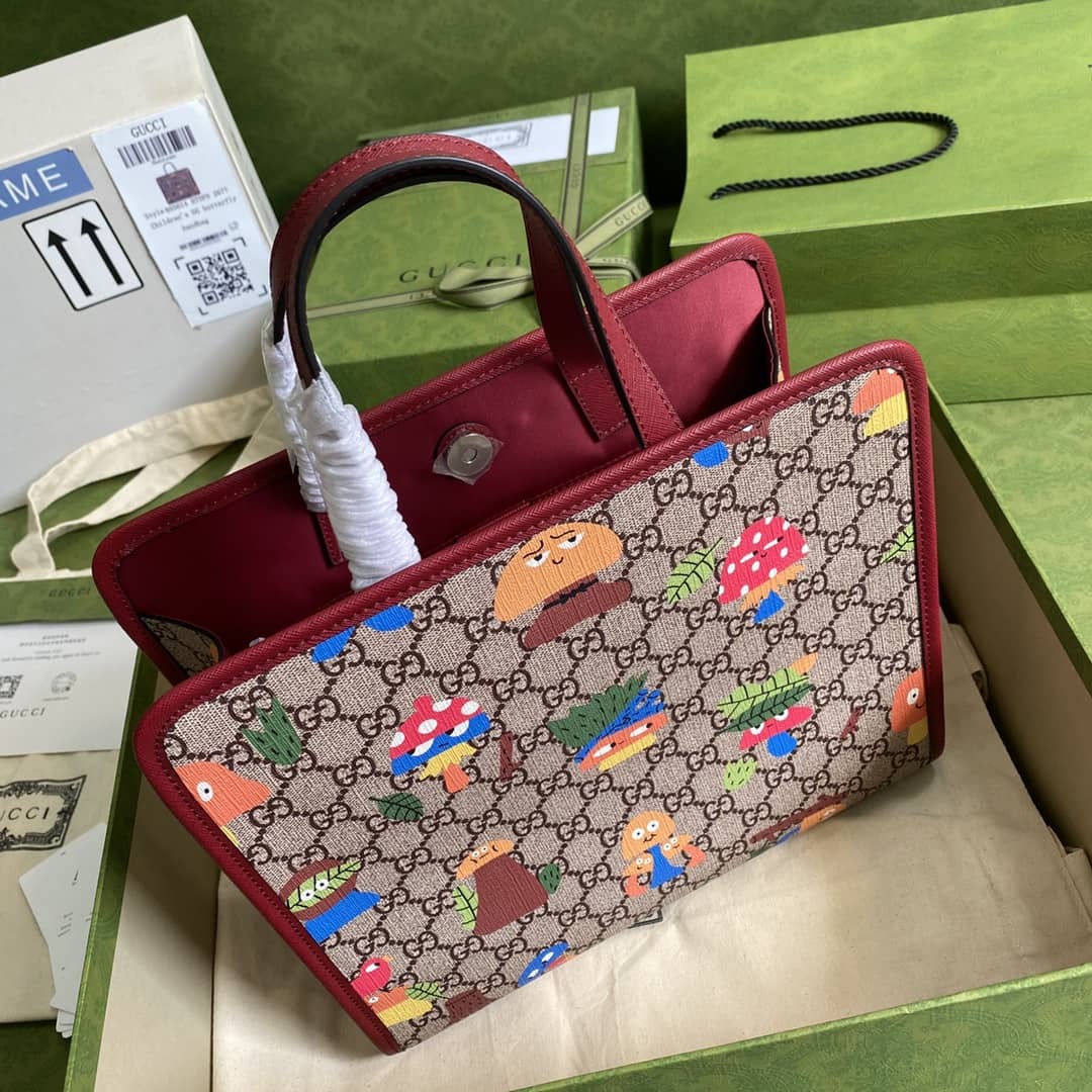 Gvc*1 GG Printed Multicolor Kids Girl Tote Replica 605614