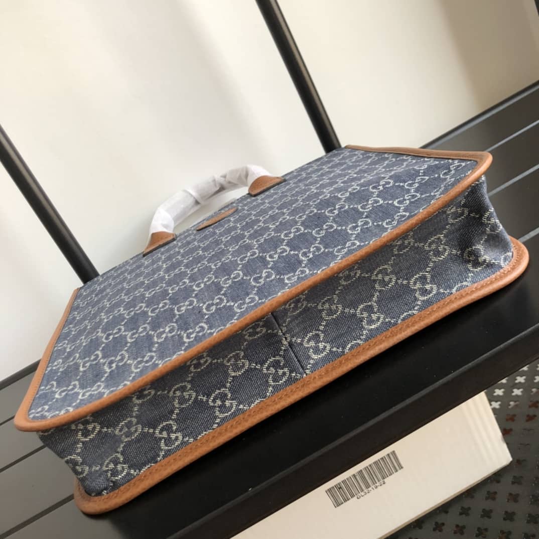 Gvc*1 GG Multicolor Kids Girl Tote Replica Blue 550763