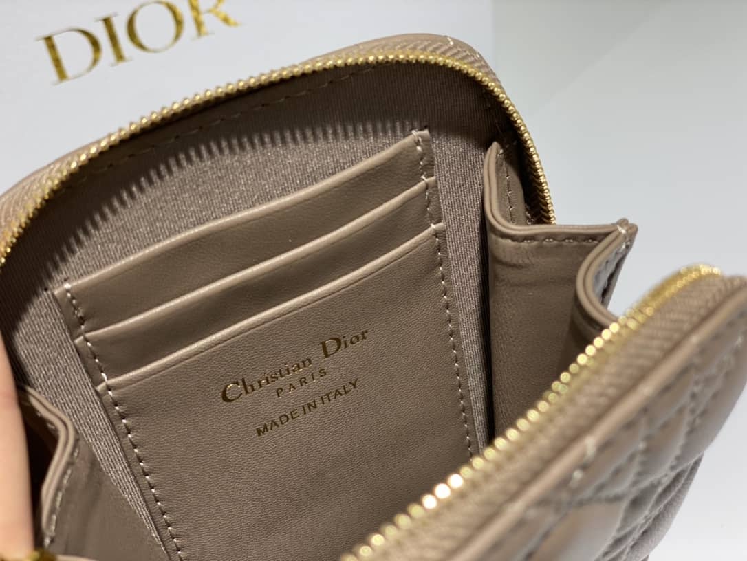 Lady D10r Dupe Lambskin 18CM Phone Holder