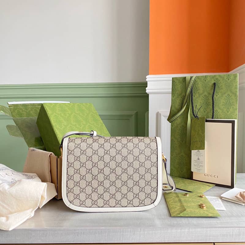 Gvc*1 Horsebit 1955 Shoulder Bag Replica Gray 602204